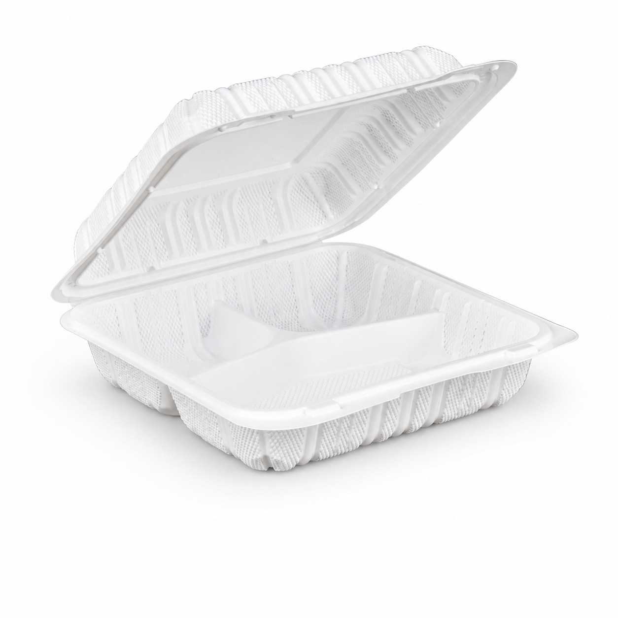 SL-903 9x9 Inch 3 Compartment Smart Lock MFPP Clamshell Food Container for Takeaway