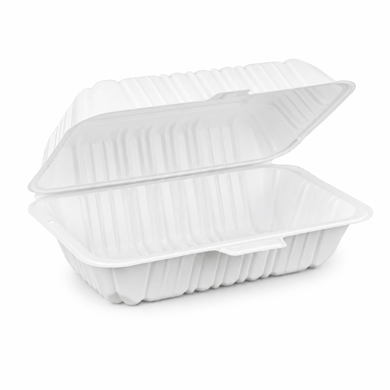 ZT-018 9×6 Inch Single Compartment MFPP Clamshell Takeout Container